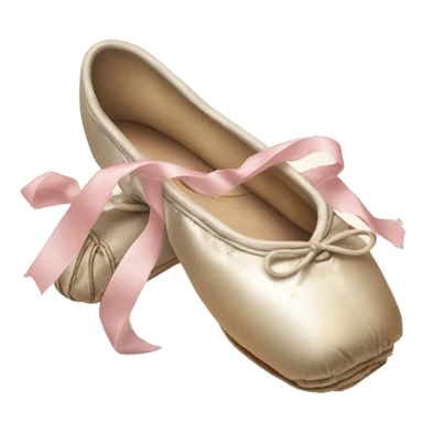 worn down pointe shoes sticker