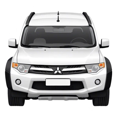 Mitsubishi Pajero sport - Mitsubishi (Model Year: 2021) (Iconic colour: White) sticker