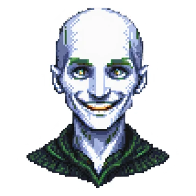 smiling Voldemort sticker