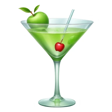 apple martini sticker
