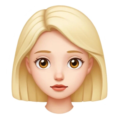 Wondering female sticker