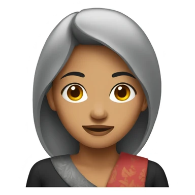 Indonesian woman sticker