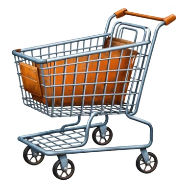 abandoned shopping cart sticker