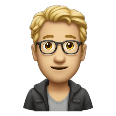 Ein Mensch der abnusst sticker