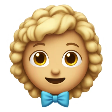 Chatty with a bow on the top sticker