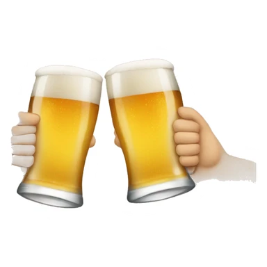 people clinking glasses of beer sticker