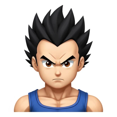 Vegeta from Dragon Ball sticker