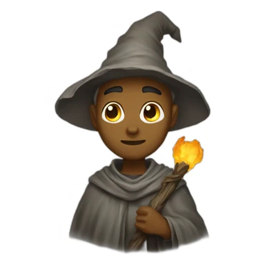 Caverne avec un mage sticker