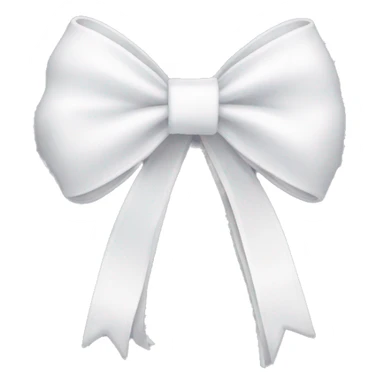 Cute girly white bow with laces  not thick bow thin laces and strings sticker