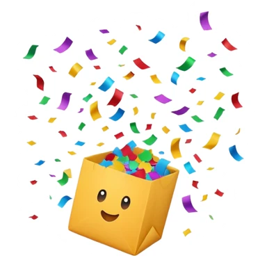 confetti sticker