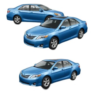 Off Blue Camry 2008 sticker