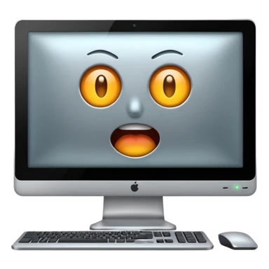 shocked desktop sticker