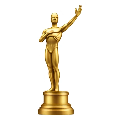 Oscar statue Award sticker