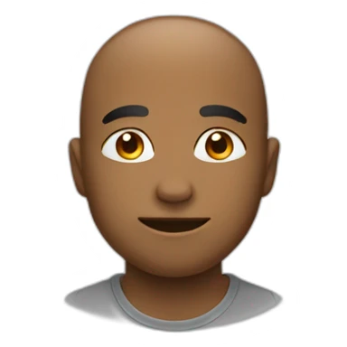 Face expressing respect sticker