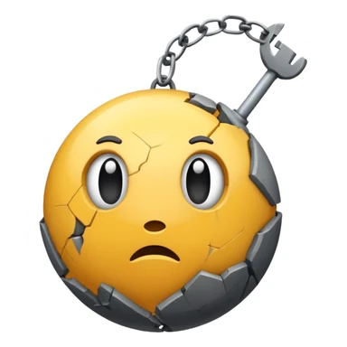 The world that has a wrecking ball through it⚽️  sticker