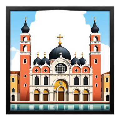 San Marco Church Venice sticker