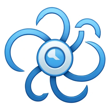 state surge symbol, straightforward sticker