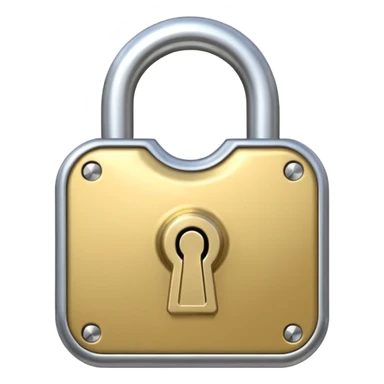 open padlock sticker