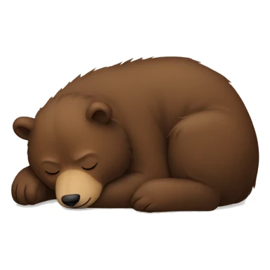 sleeping bear sticker