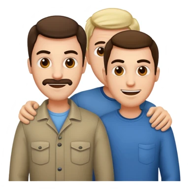 now hsve s dad one a mad one and a happy one sticker