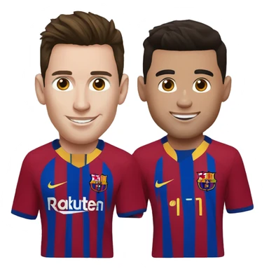 messi y cristiano ronaldo sticker