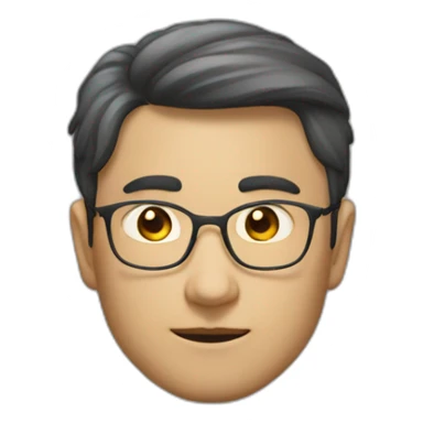 戴眼镜的胖子 sticker