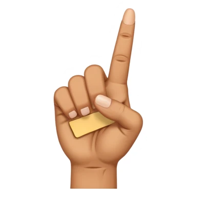 Emoji middle finger sticker