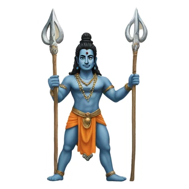 Mahadev with trident sticker