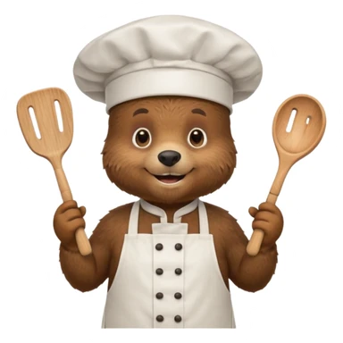 중식 요리하는 곰 sticker