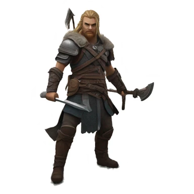 gaming assasin creed valhalla viking sticker