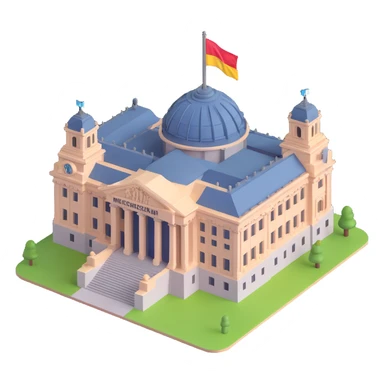 Reichstag building emoji sticker