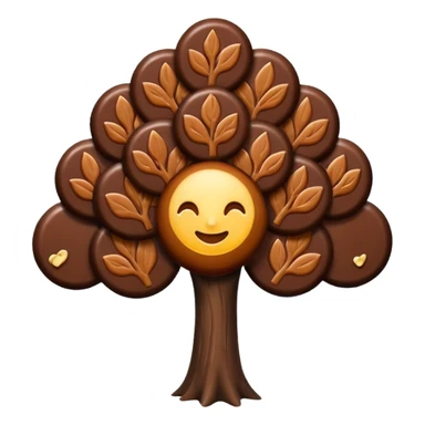 albero di ciccolata sticker