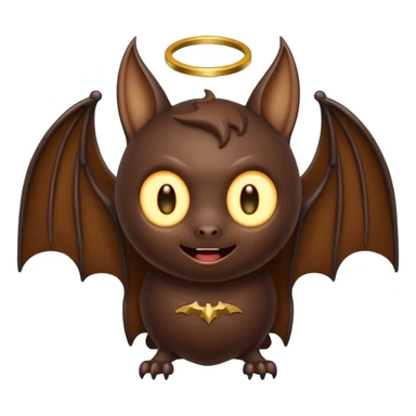 bat with halo sticker