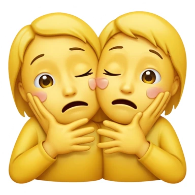 NO. I WANT AN CLASSIC EMOJI LIKE THIS 🫂 TO CRY sticker