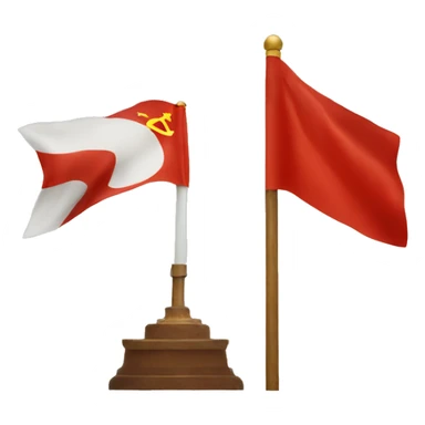 Soviet flag sticker