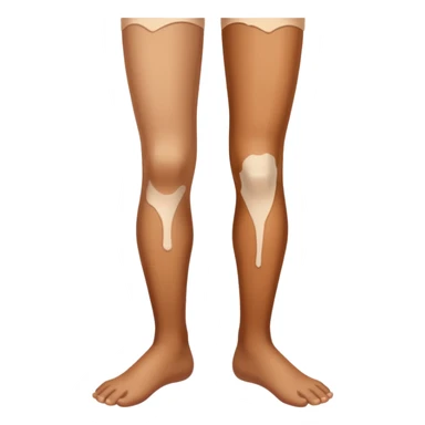Vitiligo leg sticker