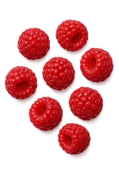 lamponi visti dall'alto sticker