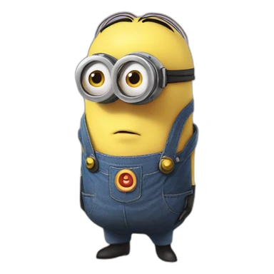 minion and kirby combined sticker