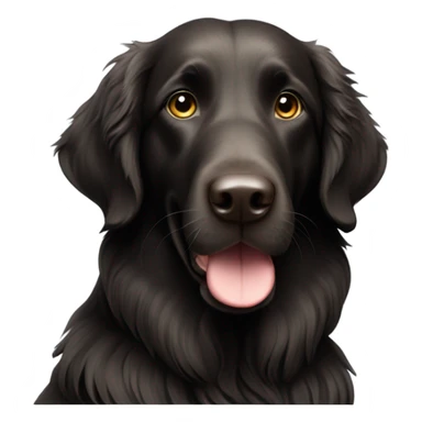 Flat coated retriever  sticker