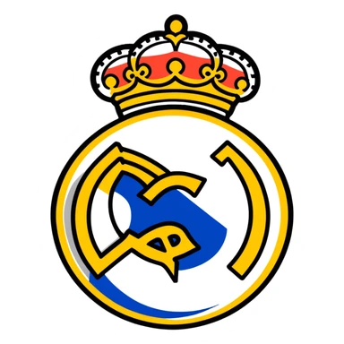 Real Madrid logo sticker