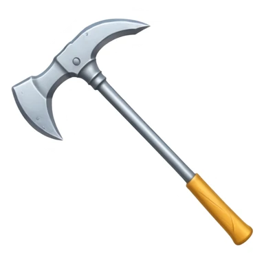 Double-sided pickaxe for mining ore sticker