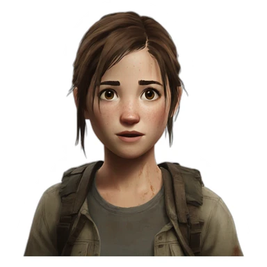 Ellie the last of us sticker