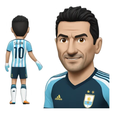 Lionel Scaloni argentina sticker