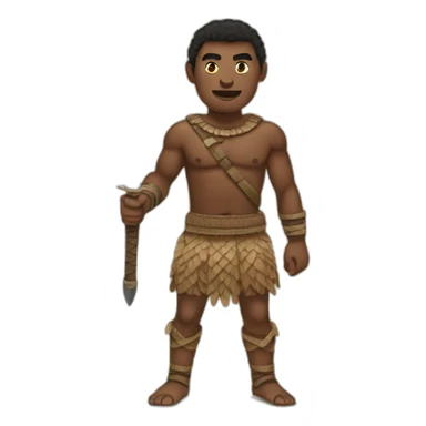 Fijian Warrior sticker