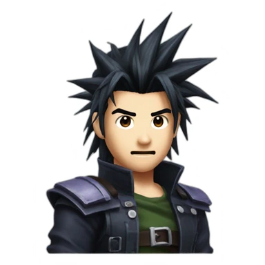 Final Fantasy 7 Zack sticker