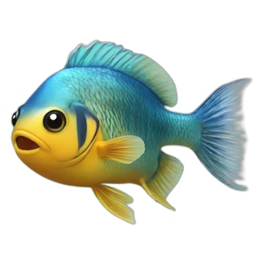 a photo of a fish sticker