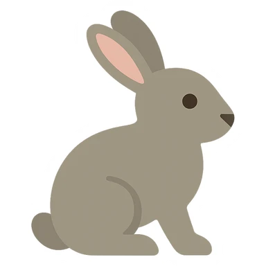 Rabbit sticker