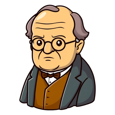 Professor Slughorn from Harry Potter sticker