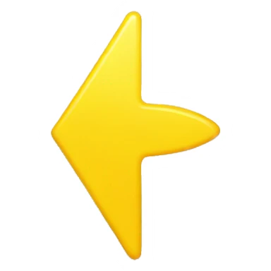 back arrow in yellow circle sticker