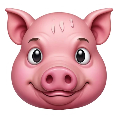 Ugly dirty pig sticker